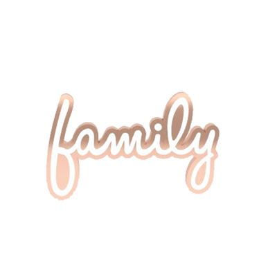 Word Family - Rose-gold 