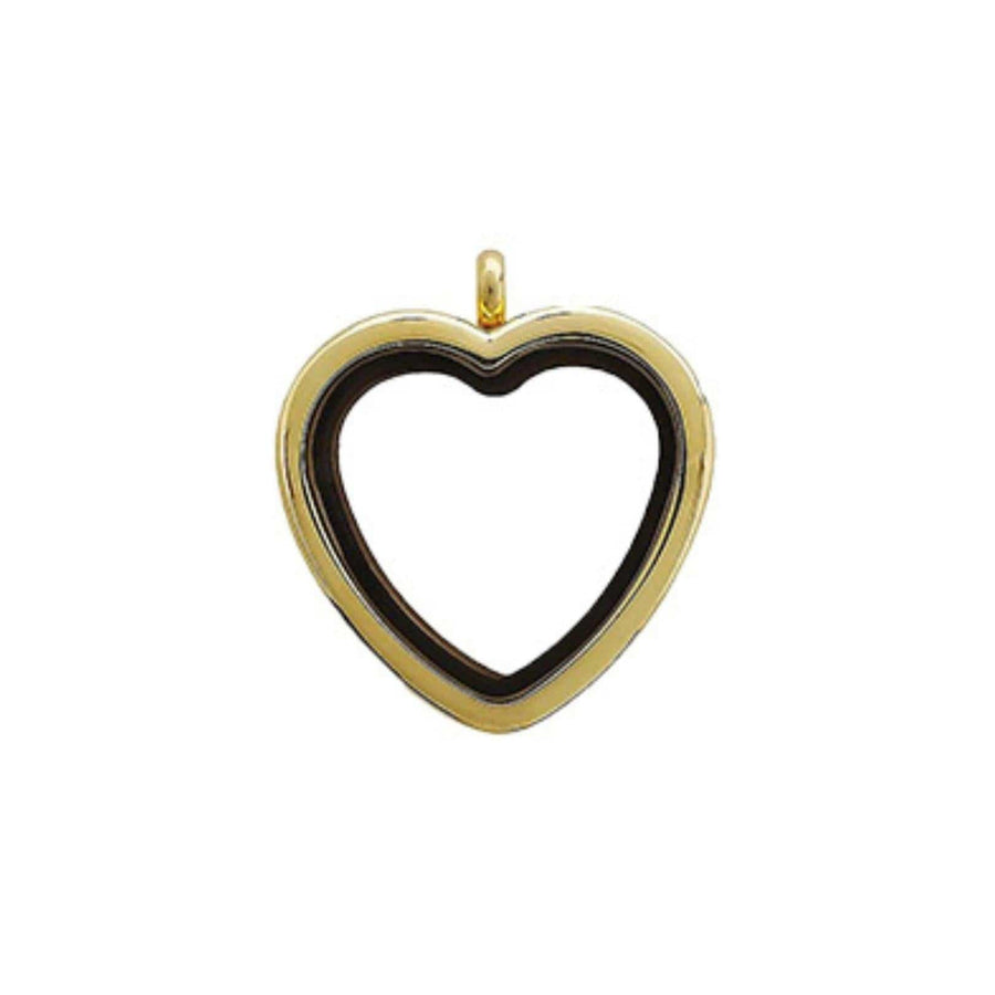 gold heart locket 