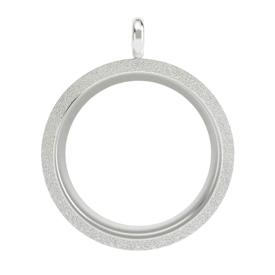 silver locket design