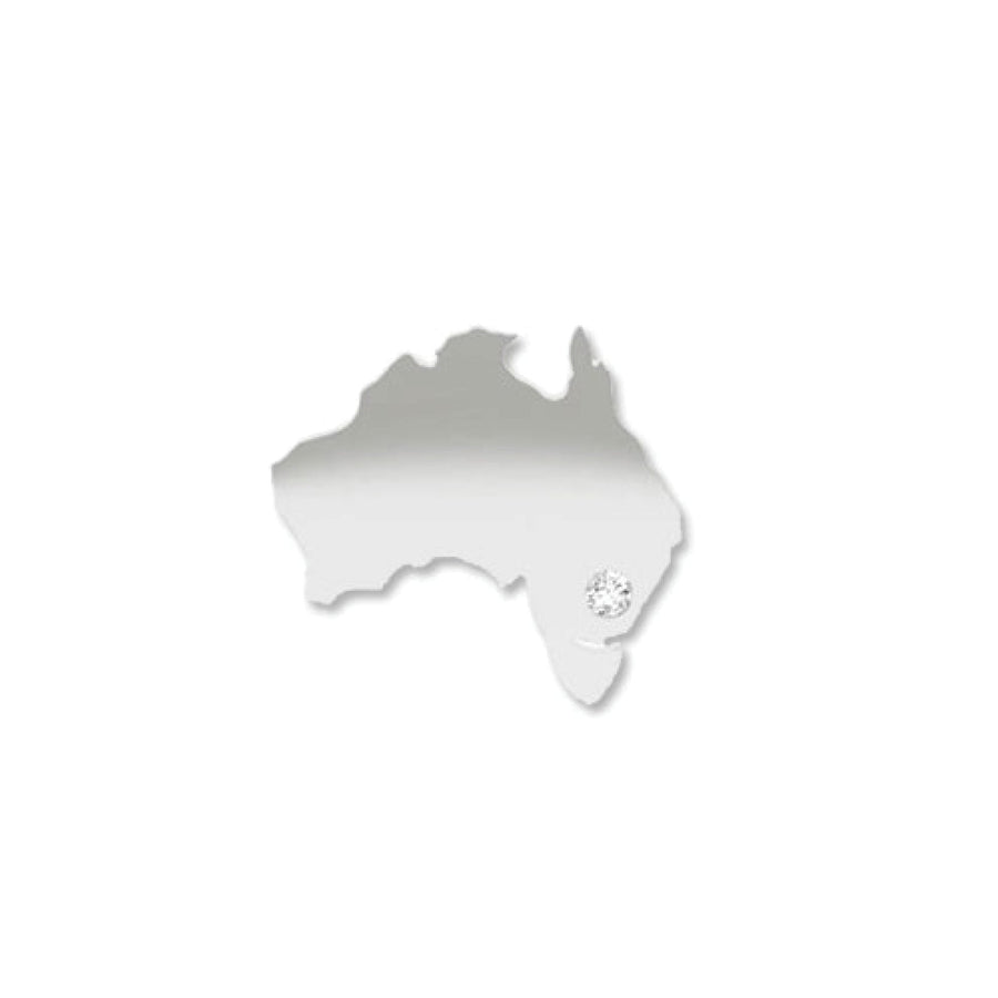 Country Charm silver with Swarovski Crystal - Australia