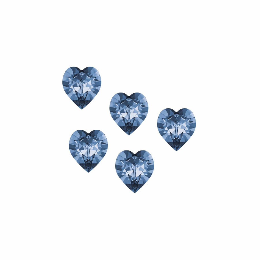 Set of 5 Swarovski Sweet Hearts - Blueberry's